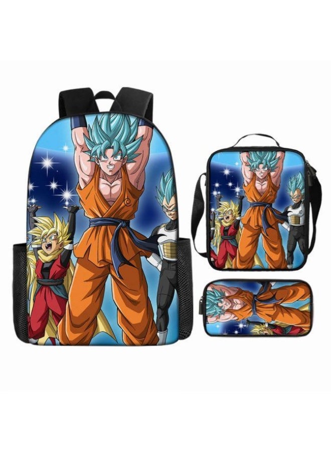 عام حقيبة الظهر المطبوعة الشائعة - مجموعة حقيبة الظهر المكونة من ثلاث قطع (يمكن استخدامها للطلاب والأطفال والأصدقاء للنزهات وتسلق الجبال وما إلى ذلك) - 40 - Image 2