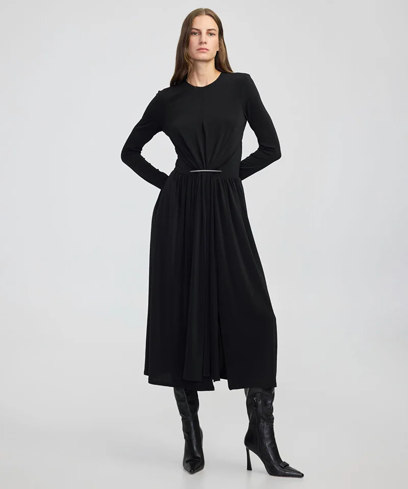 ابيكول Gathered Jersey Dress