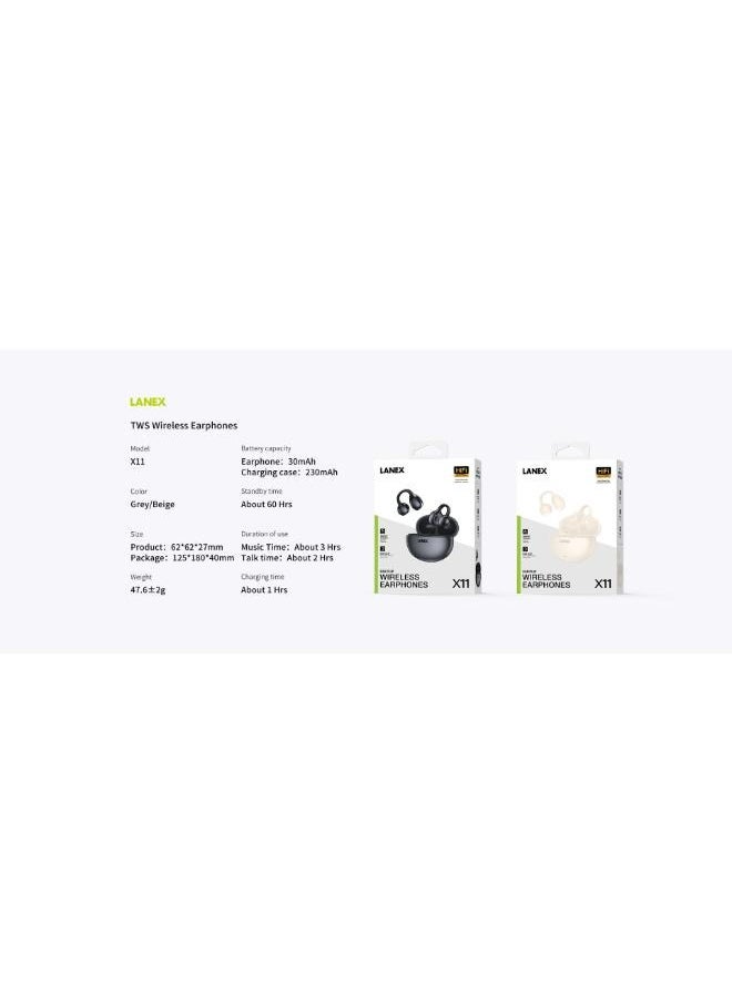 LANEX - X11 TWS Wireless Earphone - Image 1
