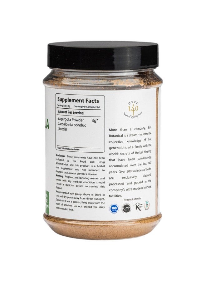 bixa BOTANICAL Ayurvedic Natural Herbal Supplement Bonducella Seed Powder (Sagargota/Kalarchikai) Pure Authentic Premium Quality| 7 Oz- 200g - Image 2