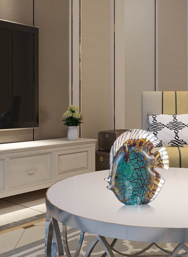 TOOARTS Colorful Spotted Tropical Glass Fish Sculpture Home Decoration Ornament - Image 4