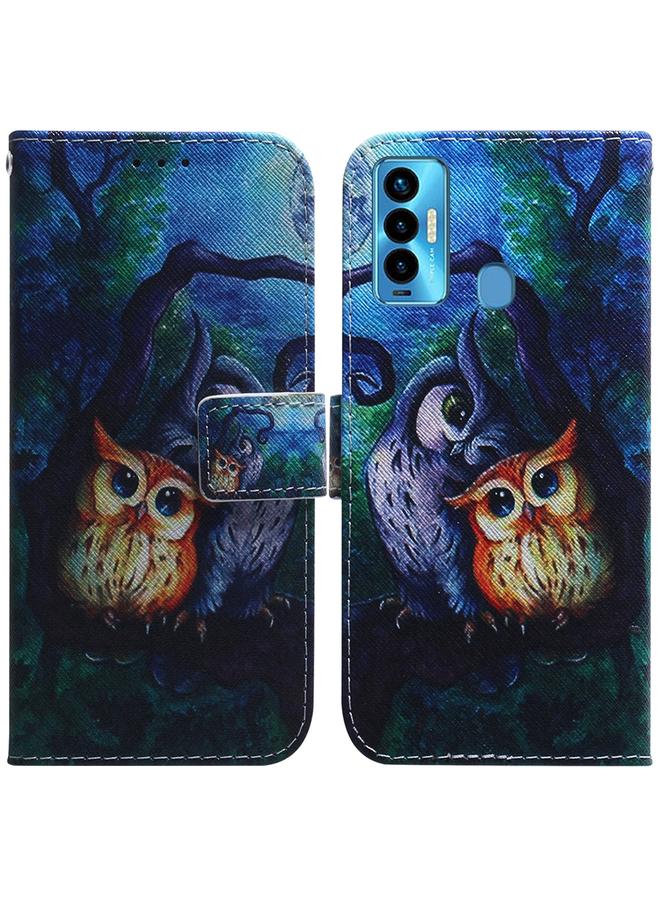 erorex Case For Tecno Camon 18i Coloured Drawing Leather Phone Case - Image 1