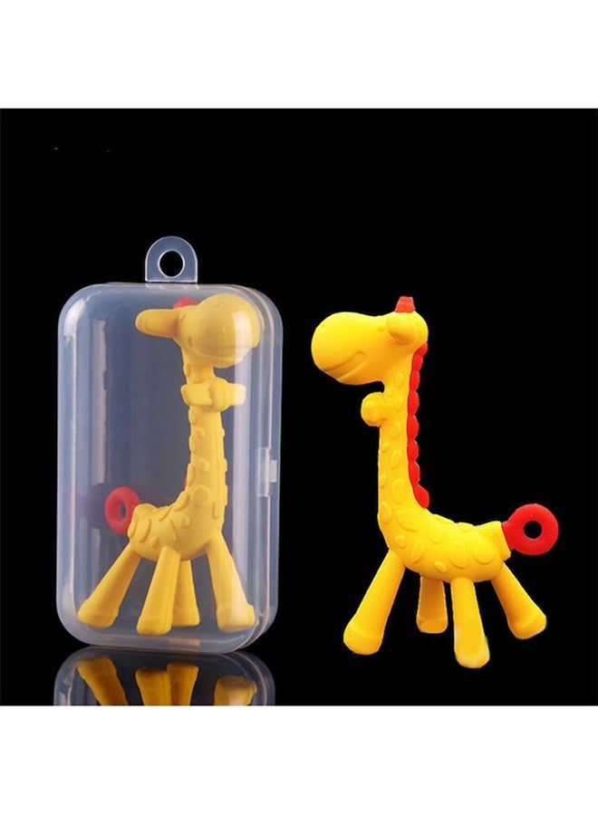 Giraffe Chew Toy Soft Silicone Baby Teether - Image 2