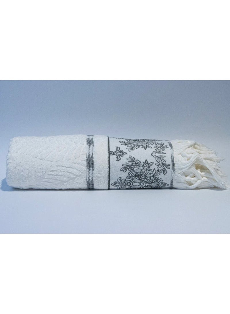UpTowels Saray 11 - White Full Bath Towel 90x155