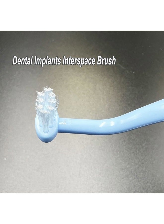 HRASY Orthodontic Toothbrush Small Tuft Toothbrush Tiny Compact Interspace Brush for Dental Implants, Braces and Teeth Detail Cleaning, 4 Pieces (4 Colors D) - Image 4