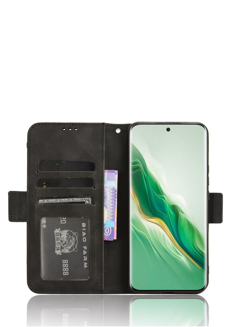 General Phone Case for Honor Magic 6/6 Pro, TPU + PU Leather, with Card Slots, with Bracket, Flip Case Cover for Honor Magic 6/6 Pro  - Image 4