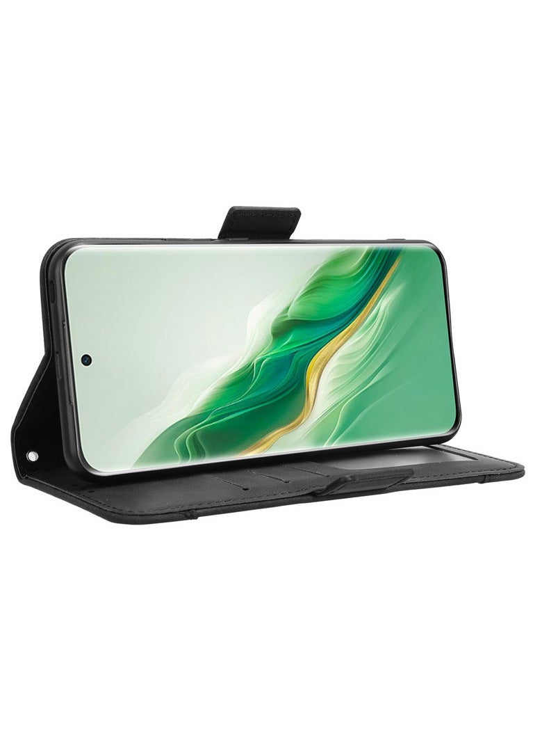 General Phone Case for Honor Magic 6/6 Pro, TPU + PU Leather, with Card Slots, with Bracket, Flip Case Cover for Honor Magic 6/6 Pro  - Image 5