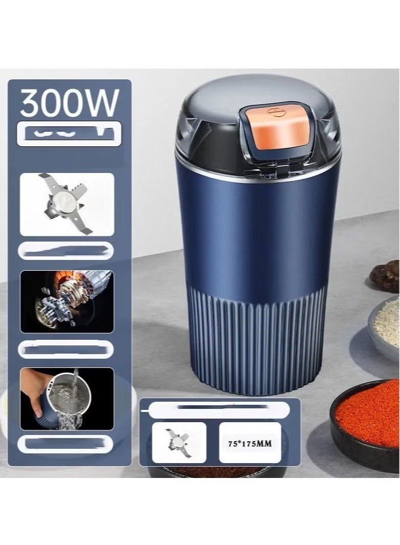 Coffee Grinder Electric Spice Grinder Herb Grinder Coffee Bean Grinder For Herb Cereals Nuts Grinding  - Image 1