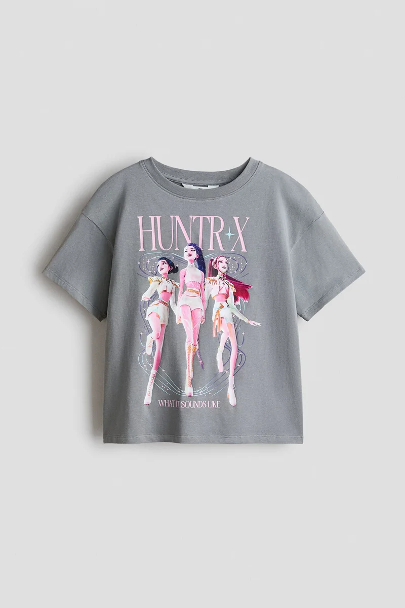 H&M Printed cotton T-shirt