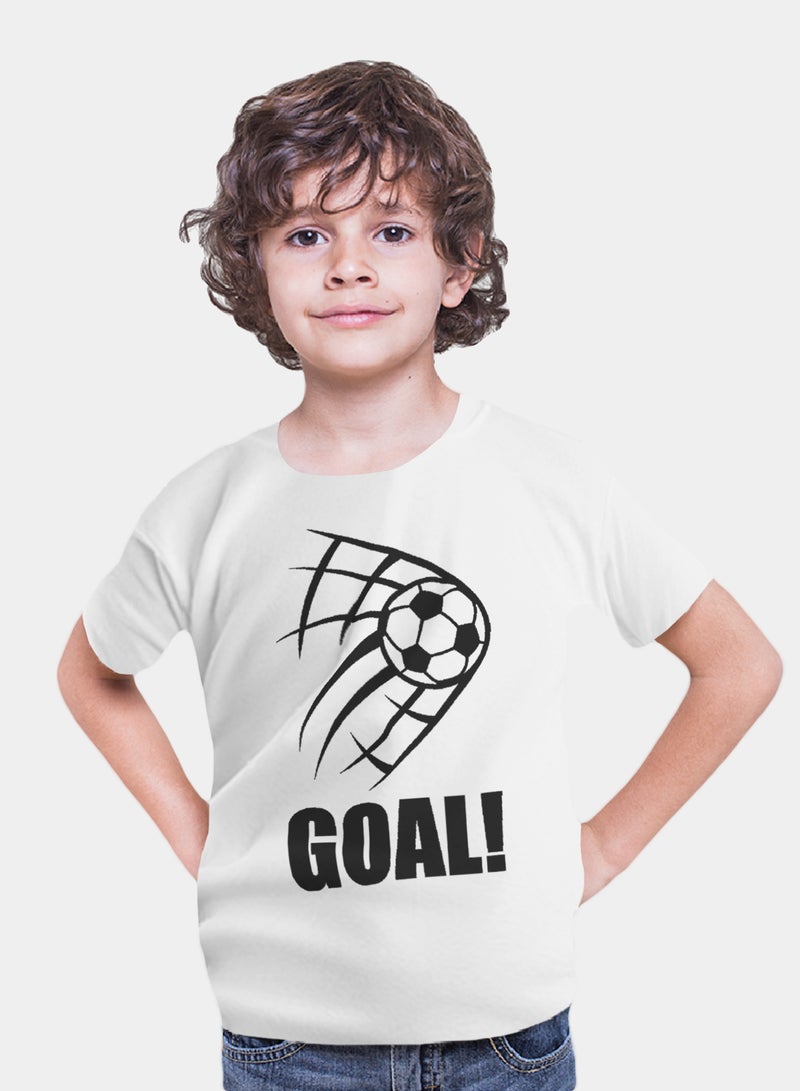 Fashion World Cotton T-shirt Printed with High-quality FOOTBALL - Image 1