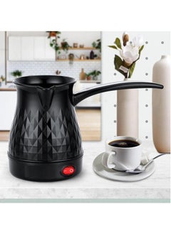 KLIKON Turkish Coffee Maker, 500ML 600W, Greek Turkish Coffee Machine, Stainless Steel Electric Coffee Maker, Stainless Steel Electric Kettle for Tea, Coffee, Home (Black) KTCM-412  - Image 4