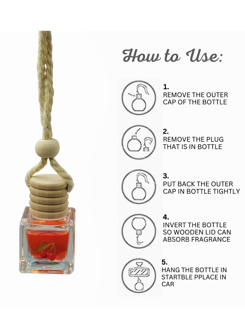Fresh Car Air Freshener Perfume Hanging Air Freshener FRESH Cherry - Image 2