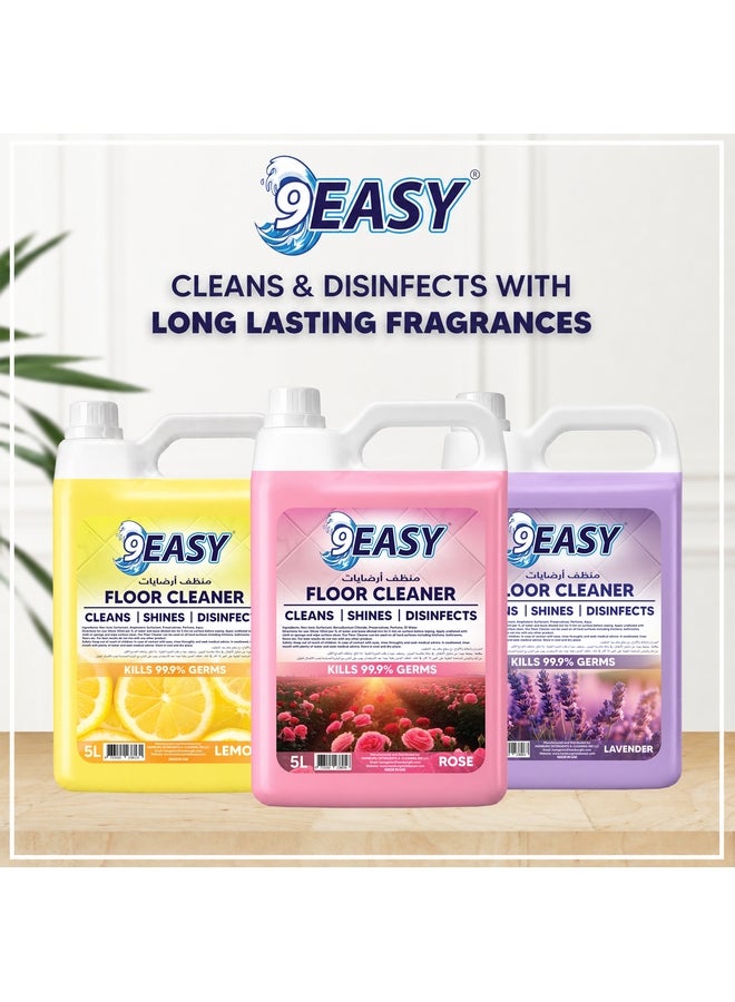 9EASY Antibacterial Floor Cleaner Lavender 5L - Image 5