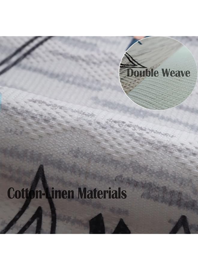 إيروريكس سجادة أرضية مزخرفة من القطن والكتان لغرفة المعيشة وغرفة النوم Theseus 50*160 سم - Image 3