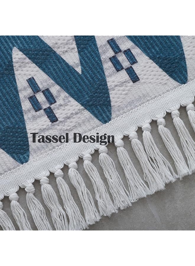 إيروريكس سجادة أرضية مزخرفة من القطن والكتان لغرفة المعيشة وغرفة النوم Theseus 50*160 سم - Image 4