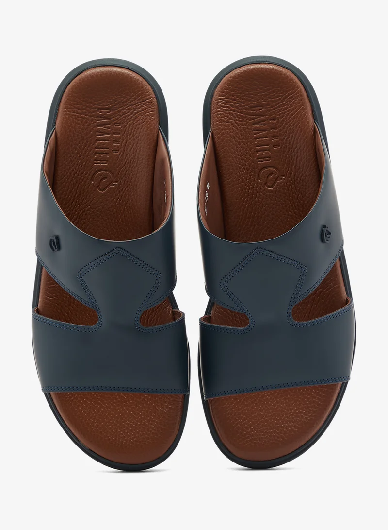 UOMO Cavalier navy Comfort Leather Arabian Sandals for Men | Best Price UAE