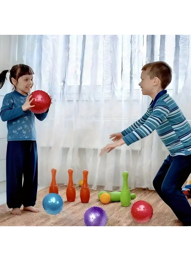 Fun Sensory Stress Ball 20cm 7.87 Inch Elastic Sharp Massage Stress Relief Ball Perfect Party Christmas New Year Gift - Image 4