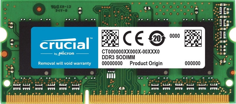Micron Crucial RAM 4GB DDR3 1600 MHz CL11 Laptop Memory CT51264BF160B - Image 1