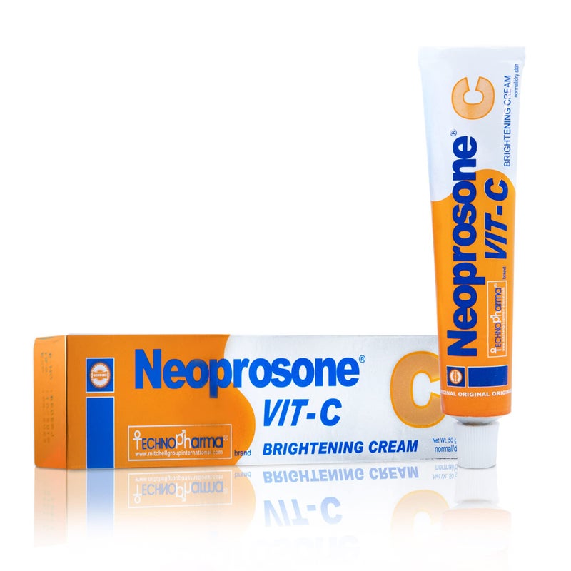 Neoprosone Skin Brightening Cream 17 Fl oz 50 ml with Vitamin C and Alpha Arbutin Complex