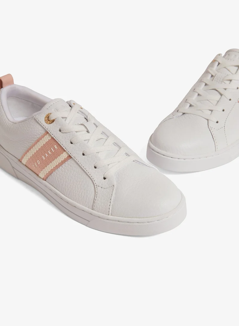 Ted Baker PINK Baily Webbing Details Low Top Sneakers for Women | Best Price UAE