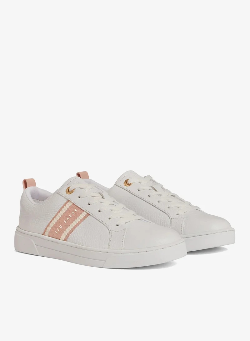 Ted Baker PINK Baily Webbing Details Low Top Sneakers for Women | Best Price UAE