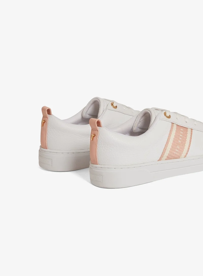 Ted Baker PINK Baily Webbing Details Low Top Sneakers for Women | Best Price UAE