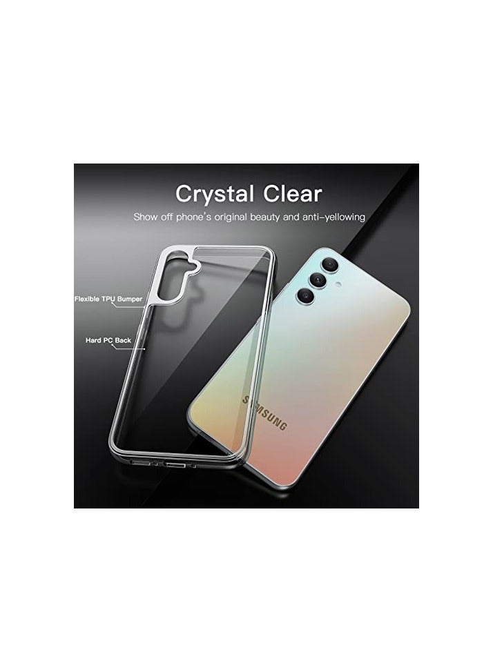 JETech Case for Samsung Galaxy A34 6.6-Inch, Non-Yellowing Shockproof Bumper Protective Phone Cover, Anti-Scratch Hard PC Back (Clear) - Image 2