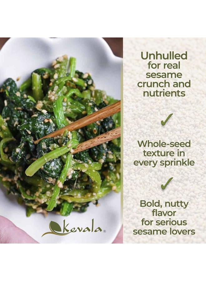Kevala Organic Toasted Sesame Seeds 1Lb - Image 3