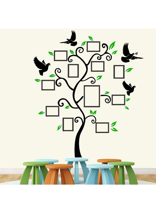 StickMe 'Family Tree Photo Frames Wall Sticker' -SM544 (Multi Colour, Vinyl - 90cm X 100 cm) - Image 2