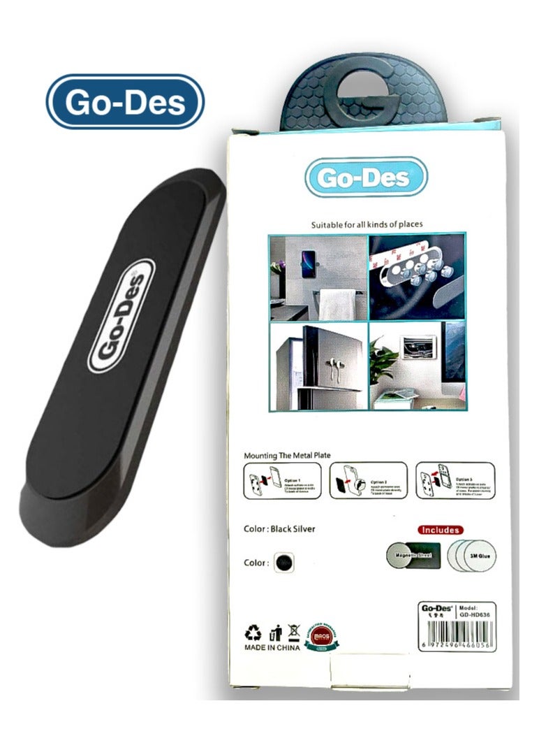 GO-DES Go Des GD-HD636 Magnetic Absorption Universal Bracket For Mobile and Multipurpose Use Including Magnetic Sheet 3M Super Glue and 6 Magnet - Image 5