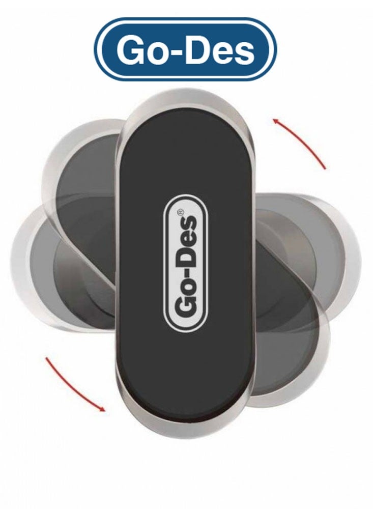 GO-DES Go Des GD-HD636 Magnetic Absorption Universal Bracket For Mobile and Multipurpose Use Including Magnetic Sheet 3M Super Glue and 6 Magnet - Image 2