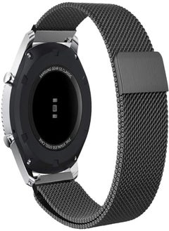 Generic Generic Samsung Gear S3 Frontier Band Premium Solid Milanese Stainless Steel Watch Bands Link Bracelet Strap for Samsung Gear S3 Classic Gear S3 Frontier Galaxy Watch Smart Watch Fitness Black 