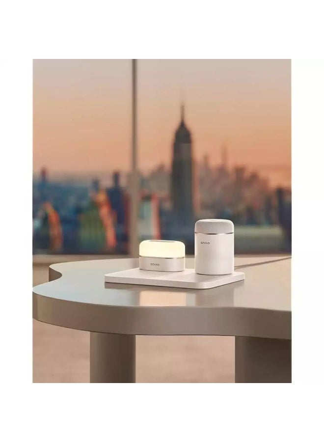 EZVALO 3 in 1 Charger Station with LED Night Light & Portable Bluetooth Speaker - Image 2