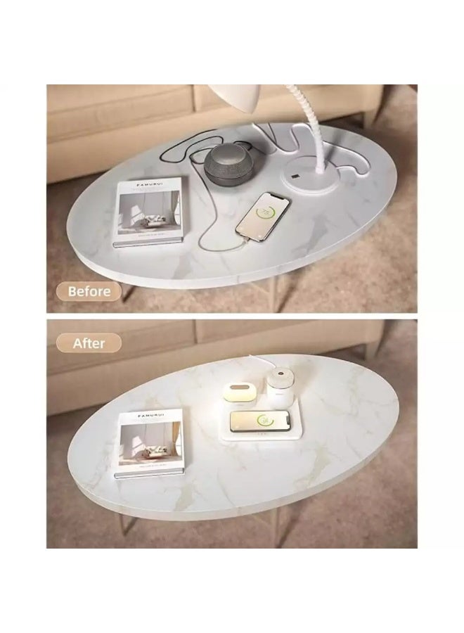 EZVALO 3 in 1 Charger Station with LED Night Light & Portable Bluetooth Speaker - Image 4