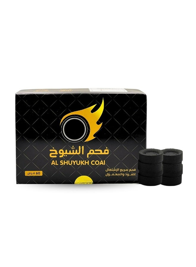 Al-Sheiokh Charcoal - 60 Tablets - Image 1