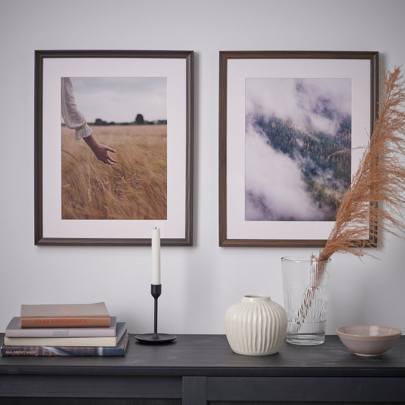 Baitique Picture Frame, Dark Brown Oak Effect, 40×50 cm - Image 5