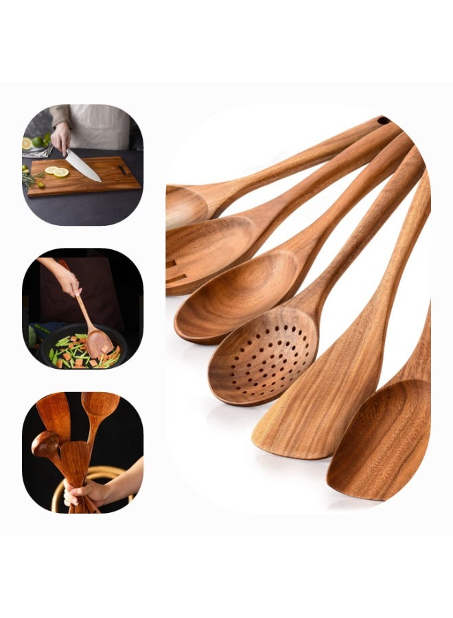 Wooden Kitchen Utensil Set with Cutting Board – Kitchen Essentials - Image 4