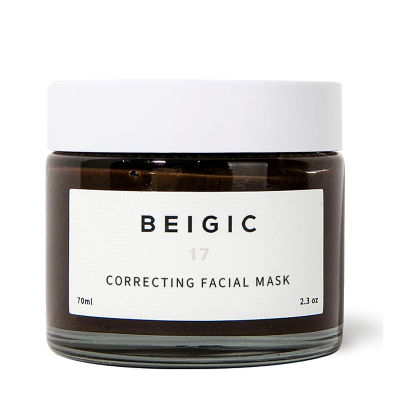 BEIGIC Correcting Facial Mask  Vegan Pore Tightening Face Mask with Coffee Bean Powders Sucrose  Coconut Oil for smooth eventoned  moisturized skin 236 Fl Oz