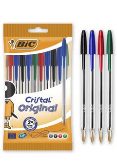 BiC Cristal Original 1.0 mm Ball Pen Pack of 10 - pzsku/Z8232C1EB18AD7CA7B765Z/45/_/1690960572/128f367d-dff0-4f44-af60-537e1525bda8