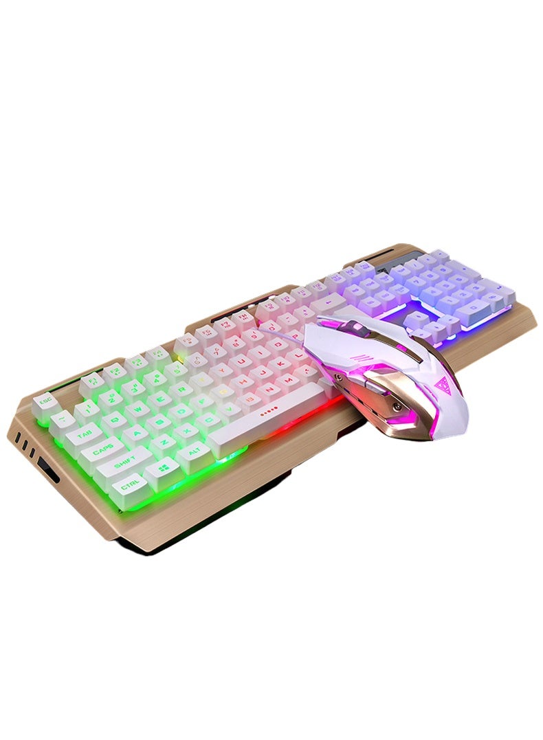 EBMINI New Wired Keyboard And Mouse Office Esports Set