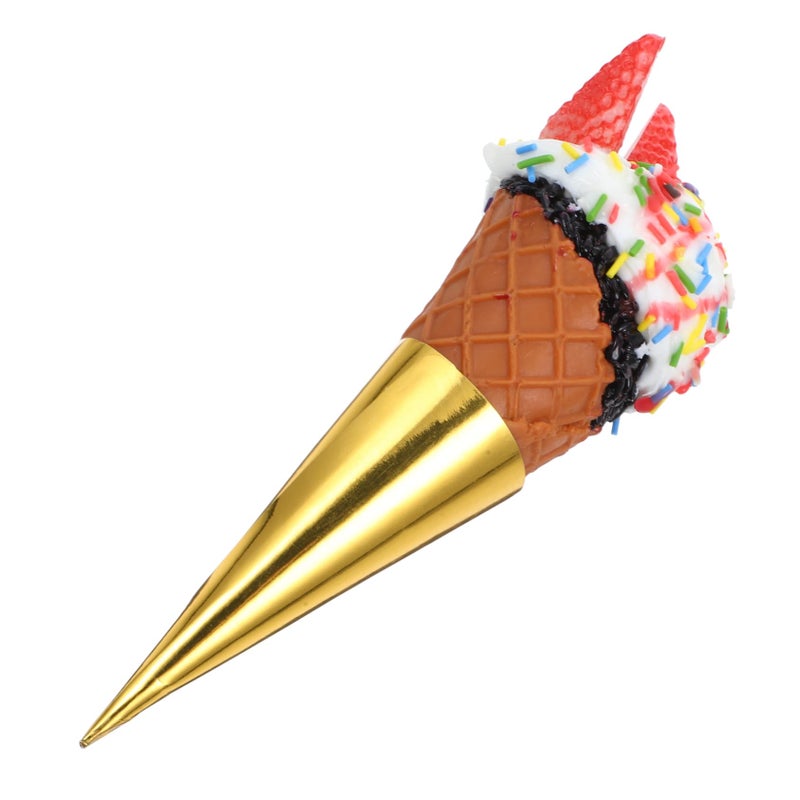 Realistic Artificial Ice Cream Cone Decoration For Photography Display Multi Color 19X6 5X6 5CM - Image 2