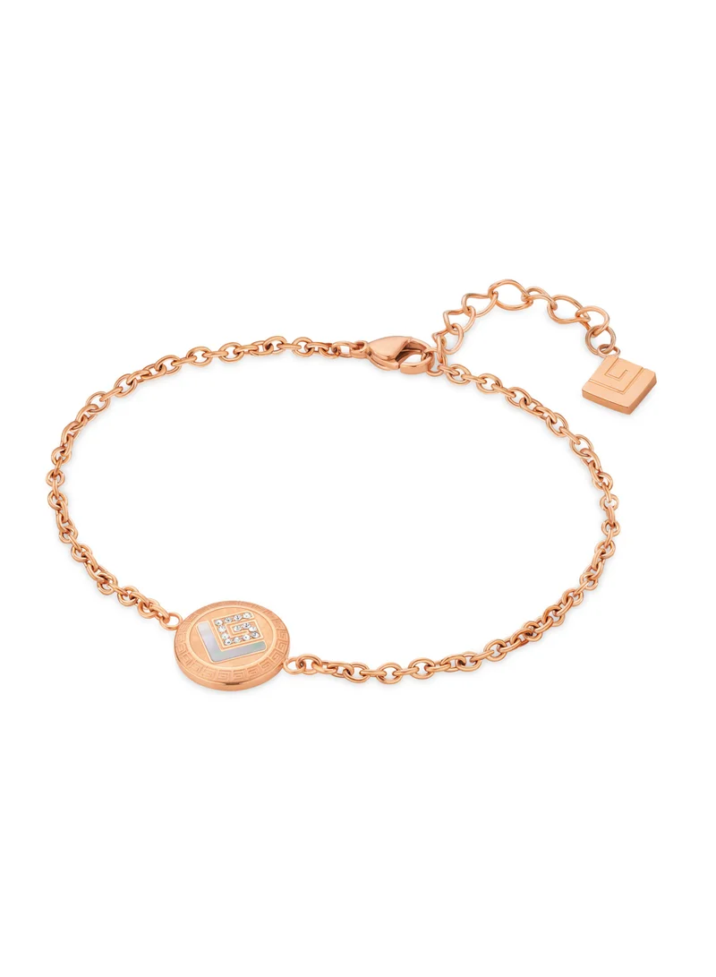 Guy Laroche Diane Rose-Gold Plated Bracelet With Crystals