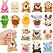 Maliweg 16Pack Mini Animal Plush Toy Set Soft Plush Toys for Kids Party Favors Keychain OrnamentBirthday Party SuppliesPrize Rewards - Image 3