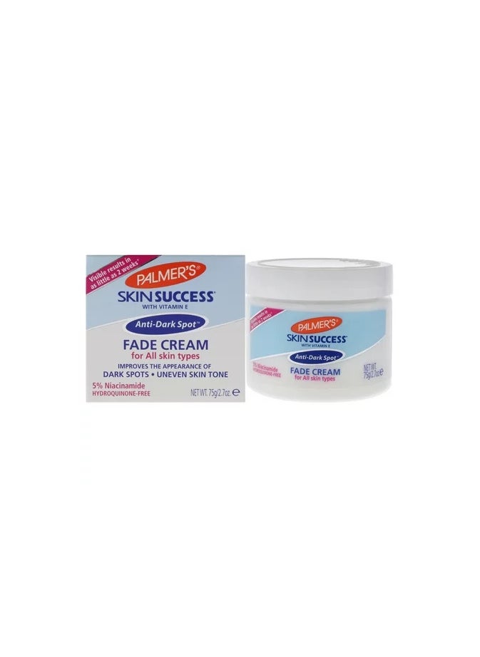 PALMER'S - PALMER'S Skin Success With Vitamin E Anti-Dark Spot Fade Cream for All Skin Types 2.7 oz‏ - Image 1