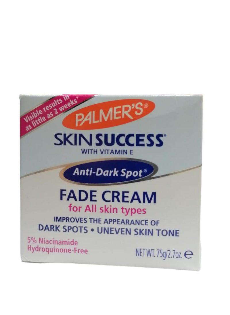 PALMER'S - PALMER'S Skin Success With Vitamin E Anti-Dark Spot Fade Cream for All Skin Types 2.7 oz‏ - Image 1