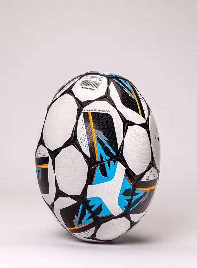 Decathlon Club Ball Resist Size 5, Hybrid Technology, Rubber Coating (White) - Image 4