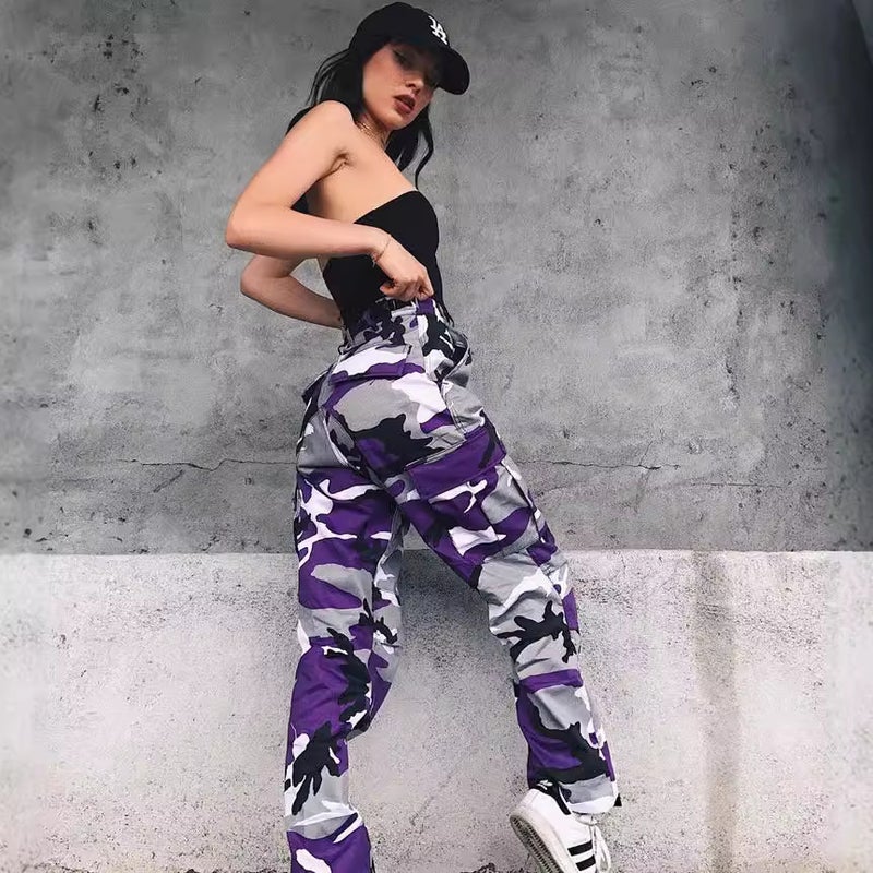 Wish New Camouflage Denim Casual Pants Harem Pants - Image 2