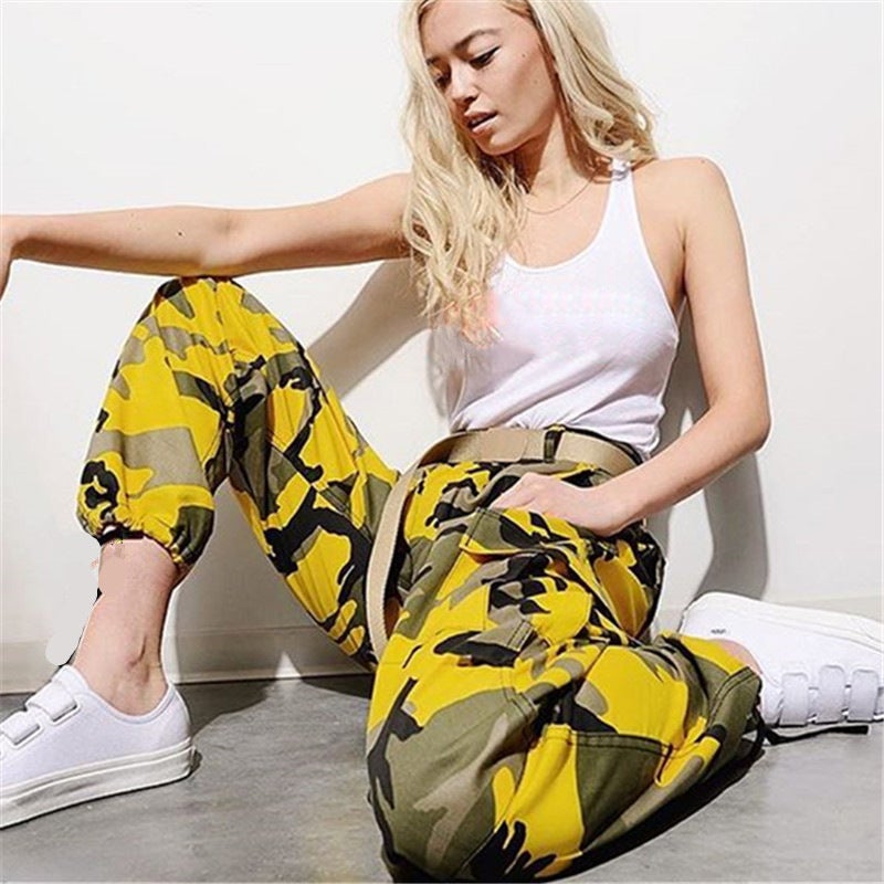 Wish New Camouflage Denim Casual Pants Harem Pants - Image 4