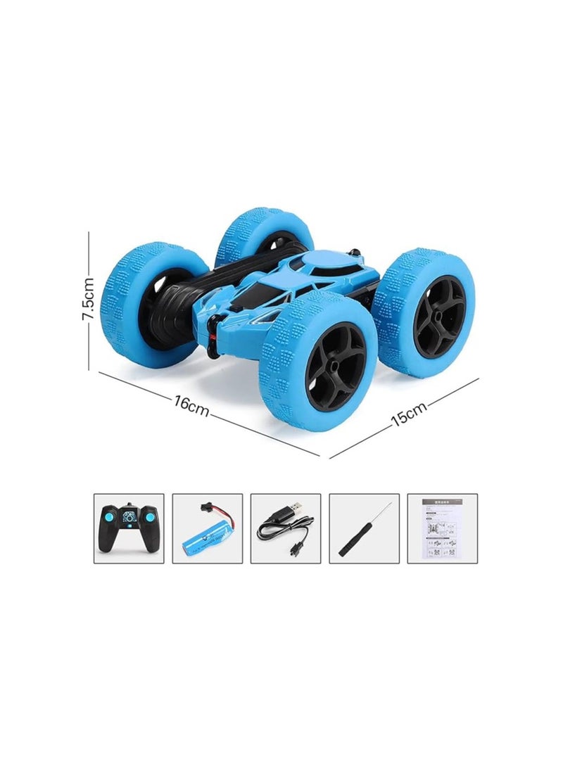 GRAFLO - Remote Control Car For Kids, Double Sided 360°Rotating 4WD RC Car with Headlights, 2.4GHz Electric Race Stunt Toys Car Off-Road - Stunt Drifting Car Rechargeable - Toys For Kids - Image 1