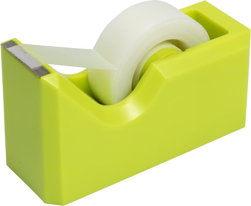 JAM Paper Colorful Desk Tape Dispensers - Lime Green - Sold Individually - Image 1